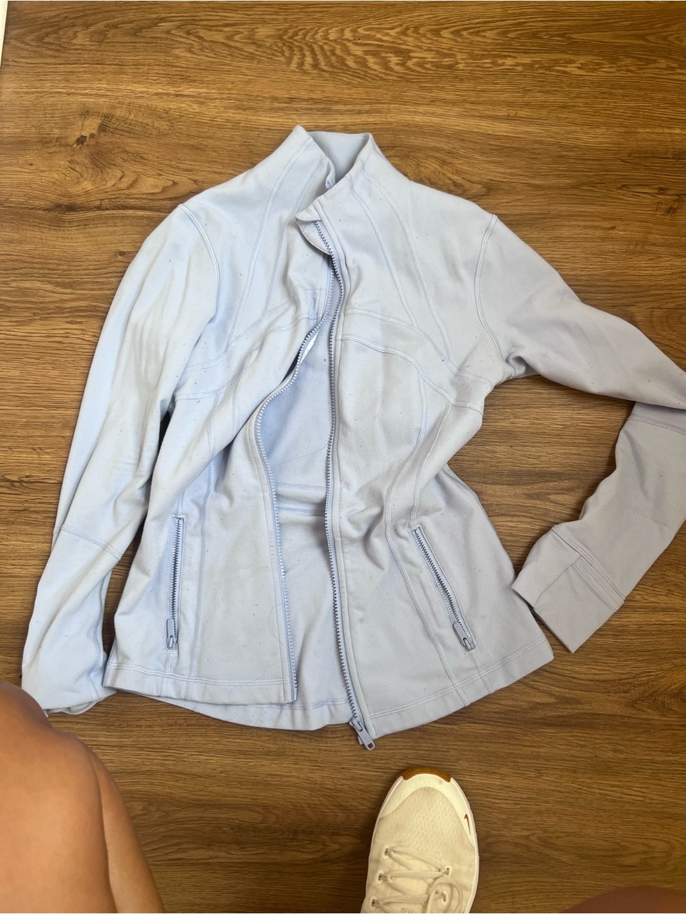 Lulu Light Blue Women's Zip-Up Jacket